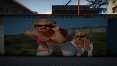 3D Girl Mural для GTA San Andreas