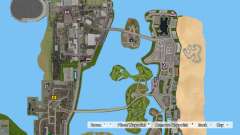 HD Satellite Map For Vice City для GTA Vice City Definitive Edition