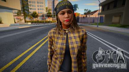 Vagos Girl from GTA V 1 для GTA San Andreas