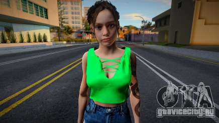 Claire Denim Shorts v1 для GTA San Andreas