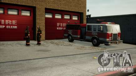 Реалистичная пожарная станция в Сан-Фиерро для GTA San Andreas Definitive Edition