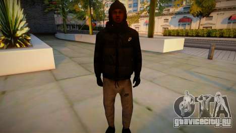 Мужчина в зимней куртке 1 для GTA San Andreas