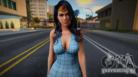 DC Wonder Woman Gust Mashup Swimwear 1 для GTA San Andreas