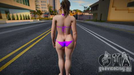 Curvy Claire Bikini 2 для GTA San Andreas