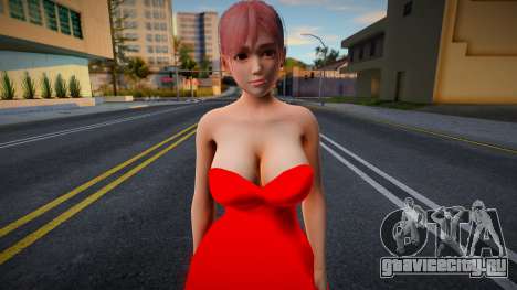 Honoka Red Dress для GTA San Andreas