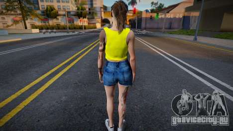 Claire Denim Shorts 1 для GTA San Andreas