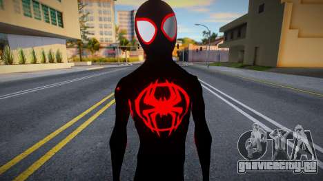 Miles Morales Across The Spider-Verse Suit (Blac для GTA San Andreas
