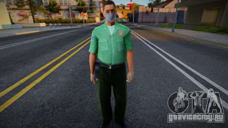 Медик 2 в защитной маске для GTA San Andreas