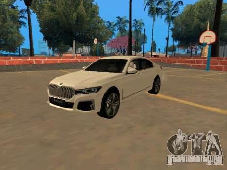 BMW 740i Xdrive 2021 для GTA San Andreas
