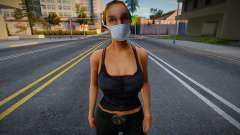 Catalina в защитной маске для GTA San Andreas