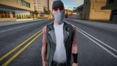 Bikera в защитной маске для GTA San Andreas