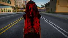 Female Skin with Halloween Mask для GTA San Andreas