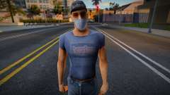 Dwmylc2 в защитной маске для GTA San Andreas