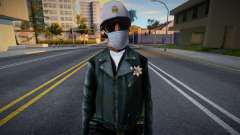 Lapdm1 в защитной маске для GTA San Andreas