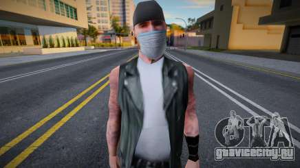 Bikera в защитной маске для GTA San Andreas