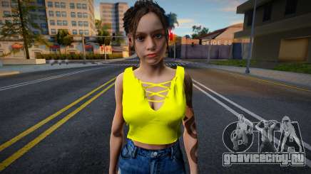 Claire Denim Shorts 1 для GTA San Andreas