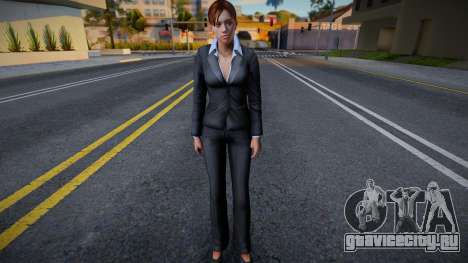 Jill Valentine Business Outfit from RE5 для GTA San Andreas