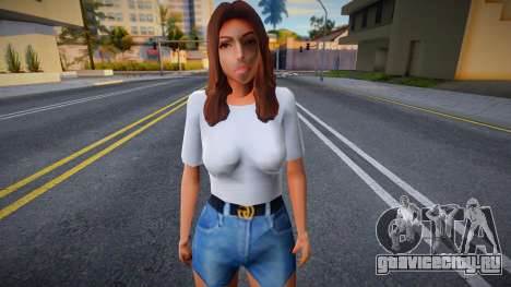 Девушка в шортах для GTA San Andreas