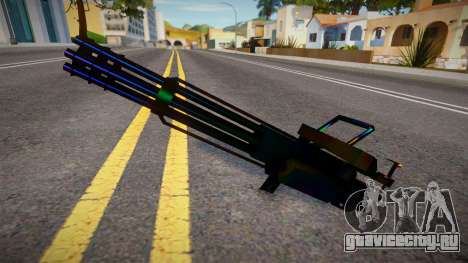 Iridescent Chrome Weapon - Minigun для GTA San Andreas