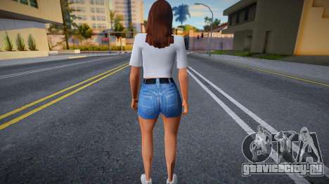 Девушка в шортах для GTA San Andreas
