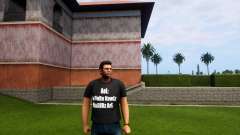 AOL Black T Shirt для GTA Vice City Definitive Edition