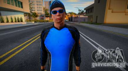 Blue Skydiver для GTA San Andreas