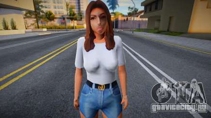 Девушка в шортах для GTA San Andreas