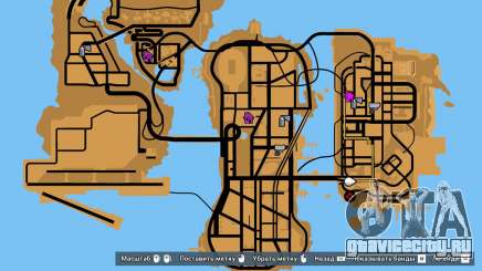 Классический цвет для радара и карты для GTA 3 Definitive Edition