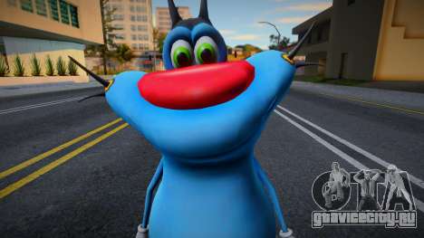 Oggy from Oggy and The Cockroaches для GTA San Andreas
