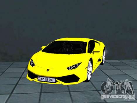 Lamborghini Huracan AM Plates для GTA San Andreas