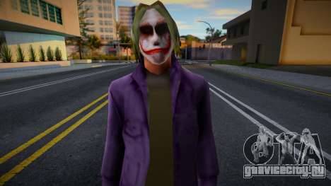 Joker Heath Ledger (The Dark Knight) для GTA San Andreas