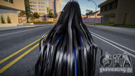 Very Long Black Hair Most Updated Version для GTA San Andreas