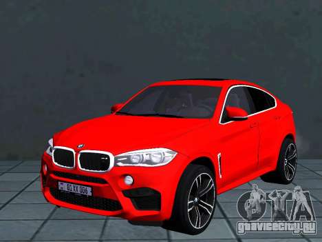 BMW X6M AM Plates для GTA San Andreas
