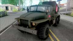 Урал 375 БМ-21 Перуанская Армия для GTA San Andreas