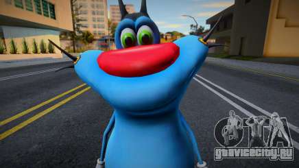 Oggy from Oggy and The Cockroaches для GTA San Andreas