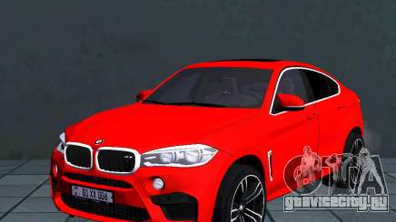 BMW X6M AM Plates для GTA San Andreas