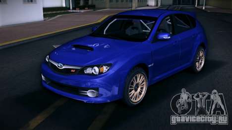 Subaru Impreza WRX STI GRB (LHD) (Golden Rims) для GTA Vice City