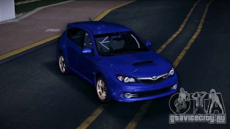 Subaru Impreza WRX STI GRB (LHD) (Golden Rims) для GTA Vice City