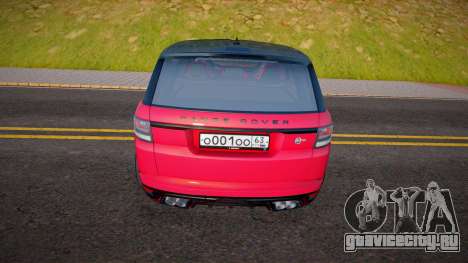 Range Rover Sport SVR (R PROJECT) для GTA San Andreas