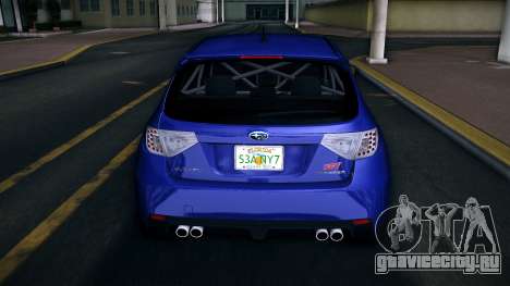 Subaru Impreza WRX STI GRB (LHD) (Golden Rims) для GTA Vice City