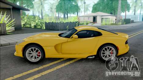 Dodge SRT Viper GTS 2012 [IVF VehFuncs] для GTA San Andreas