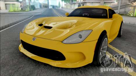 Dodge SRT Viper GTS 2012 [IVF VehFuncs] для GTA San Andreas