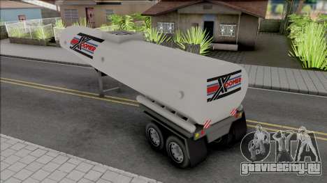 Grey Petrol Tanker Trailer для GTA San Andreas