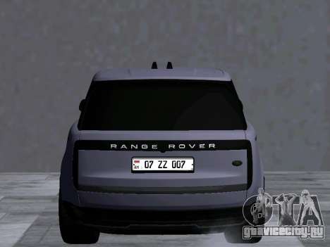 Land Rover Range Rover 2022 v2 для GTA San Andreas