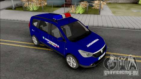 Dacia Lodgy Jandarmeria для GTA San Andreas
