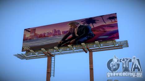 VC Billboard Tributo Ray Liotta для GTA Vice City
