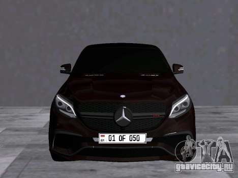 Mercedes Benz GLE63 AMG V2 для GTA San Andreas