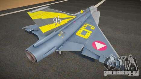 J35D Draken (Austrian Air Force) для GTA San Andreas
