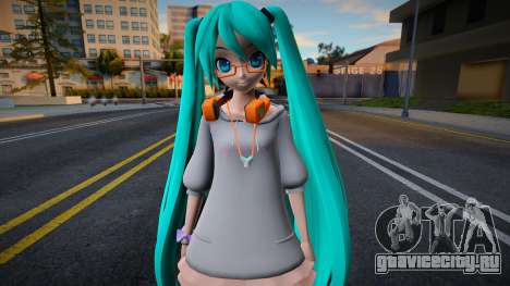 PDFT Hatsune Miku Out and About для GTA San Andreas
