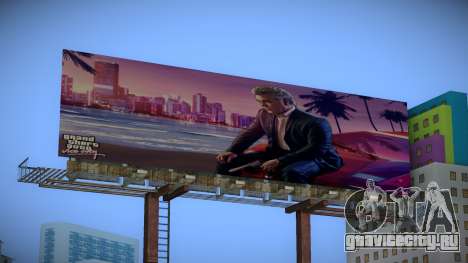 VC Billboard Tributo Ray Liotta для GTA Vice City